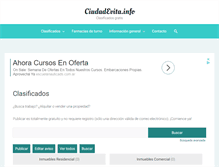 Tablet Screenshot of ciudadevita.info